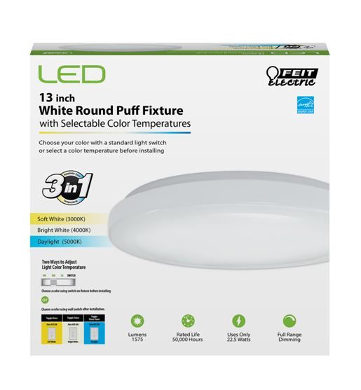 13inch Round Puff Ceiling Light Box Packaging