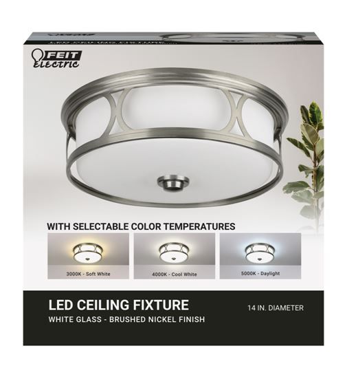14inch Nickel Frame Ceiling Light Box Packaging
