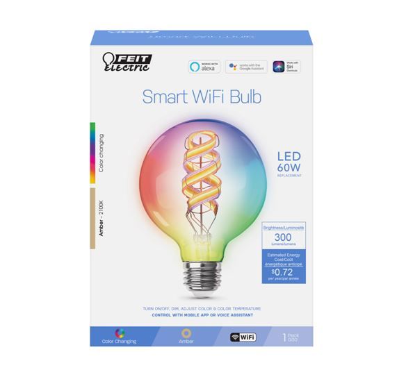 Smart G30 Spiral Filament Bulb Box Packaging