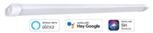 Color-Changing Shop Light is Voice Activated with Alexa, Hey Google, & Siri Shortcuts.