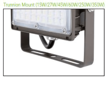 Flood Mount Trunnion Flood Mount Trunnion