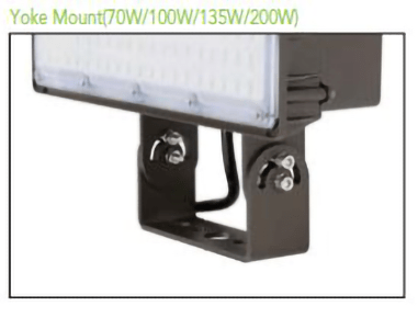Flood Mount Yoke Flood Mount Yoke