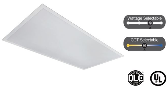 LED Back-Lit Multi Watt-CCT Panel 2x2 2x4