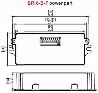 BRI8-B Dimensions