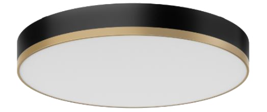 Starlets AD1 Modular Architectural Series - Round Black and Gold Trim.
