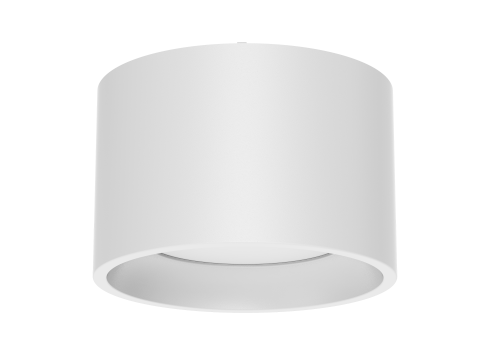 Starlet RP1 Architectural Modular C28 Pendant Trim in White Finish with RP1 Installed.